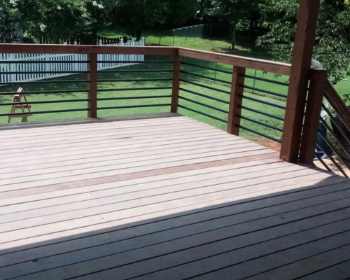 deck with bolt-on posts 