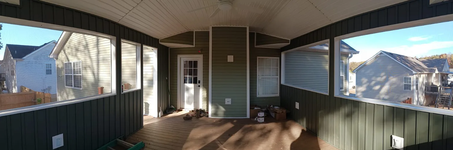 custom built sunroom